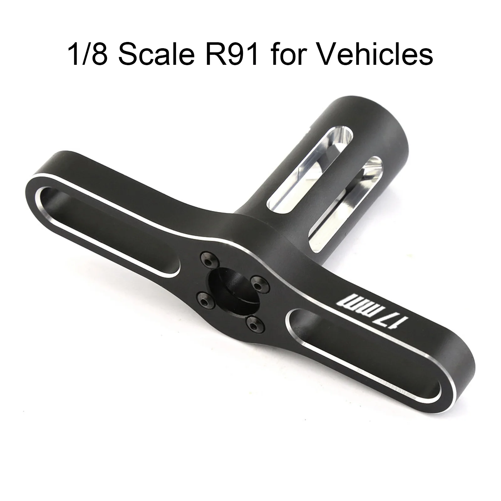 ZuruKin 17mm Hex Wheel Nut Wrench Sleeve Tool for 1/8 RC Car Truck Buggy Lightweight Aluminum Hub Nut Removal Repair Tool