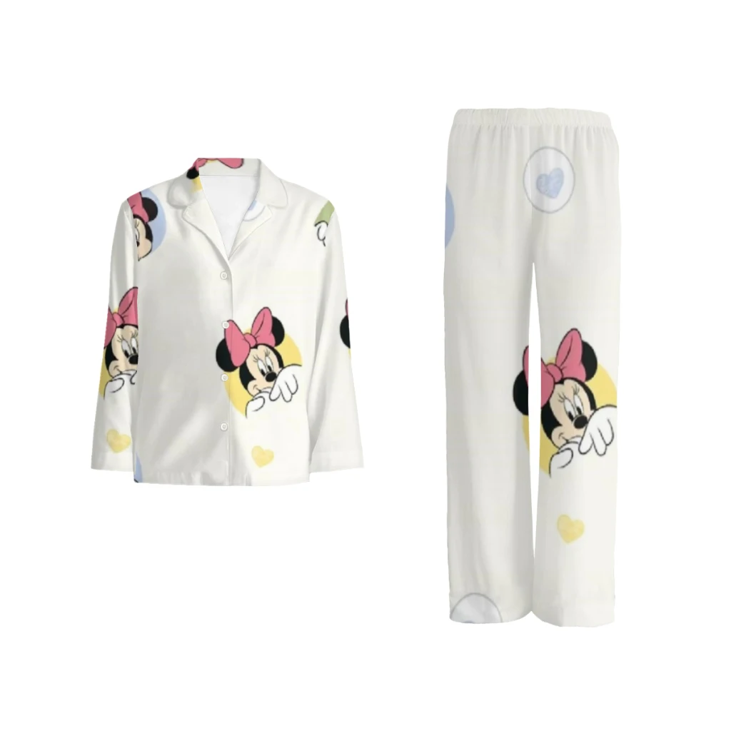 

Disney Mickey Mouse Complete set of printed pajamas, comfortable/cute/patterne