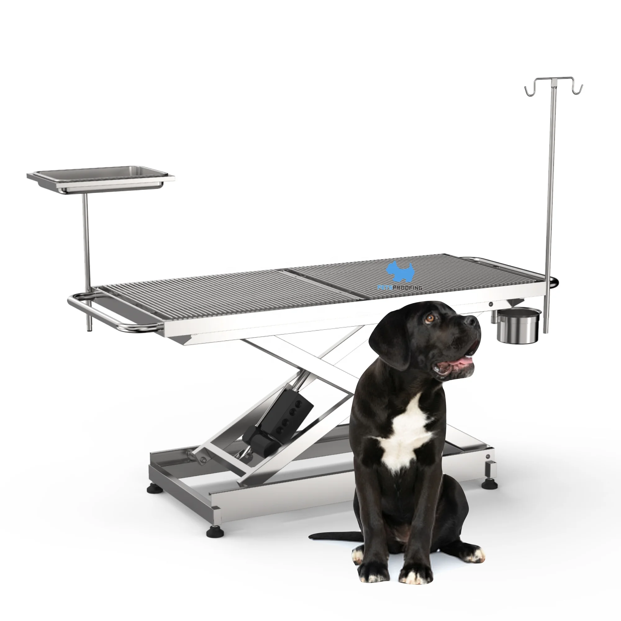 V-type Animal Spinal Hospital Pet Dental Steel High Level He-608m Medical Electrical Operating Table