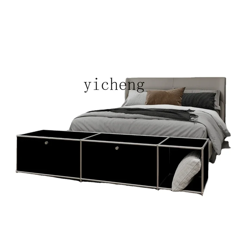 

XL Display Stand Stainless Steel Assembled Assembly Cabinet Household Living Room Storage Cabinet