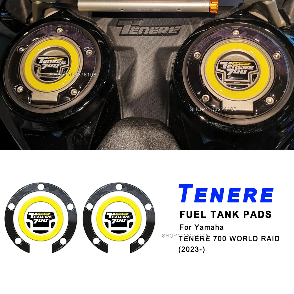 

For Yamaha Tenere 700 World Raid Limited Edition 3D Epoxy Resin Motorcycle Fuel tank Pad Protection Sticker New Non-slip Decal