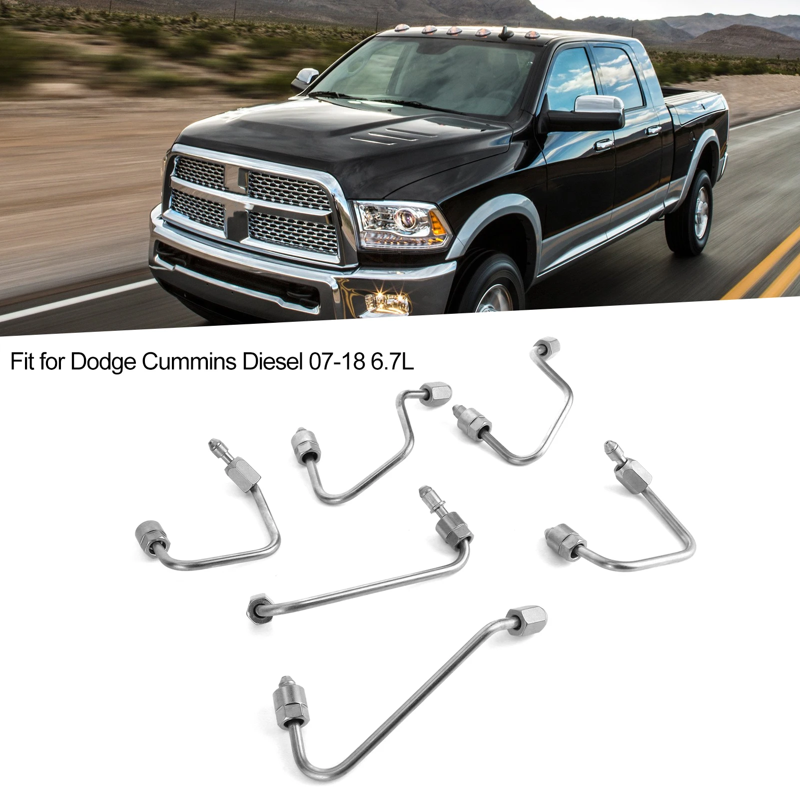 

4935974 4935976 Complete Injector Fuel Line Set 4935976 4935982 Fit for 07‑18 6.7L Fuel Injector Line Set