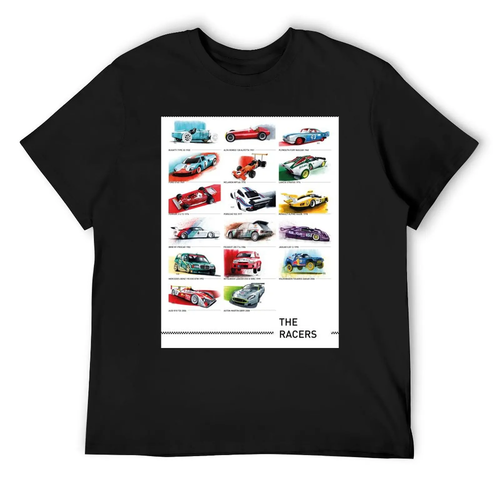 

The Racers T-Shirt boys whites customs plain black t shirts men