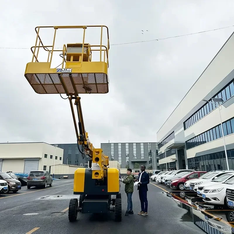 Articulated Boom Lift Elevated Work Platform Self-propelled Lift  Man Lift Construction Equipment