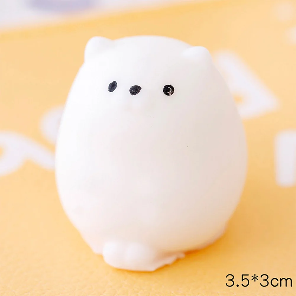 Pegamento suave TPR para apretar, juguetes para aliviar el estrés, juguetes sensoriales de estilo aleatorio de dibujos animados, Mini elástico portátil suave para niños, regalos de vacaciones