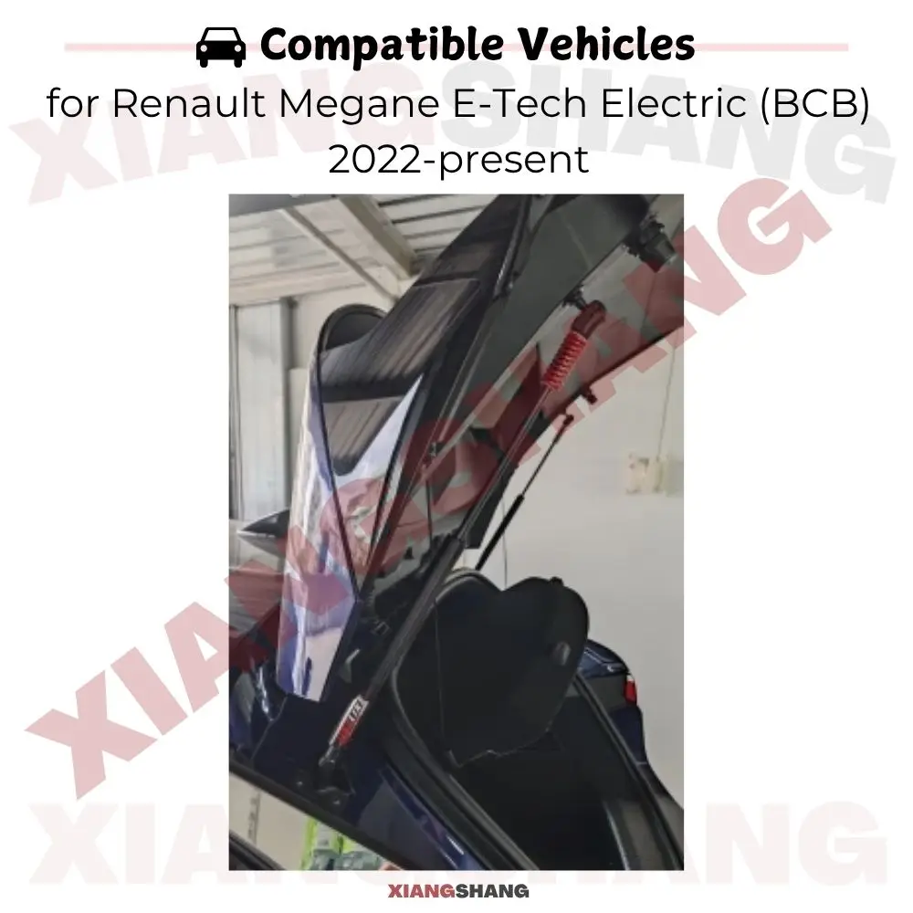 Auto Pop-Up Trunk Struts for Renault Megane E-Tech Electric (BCB) 2022-present Automatic Opening Gas Lift Supports with Springs