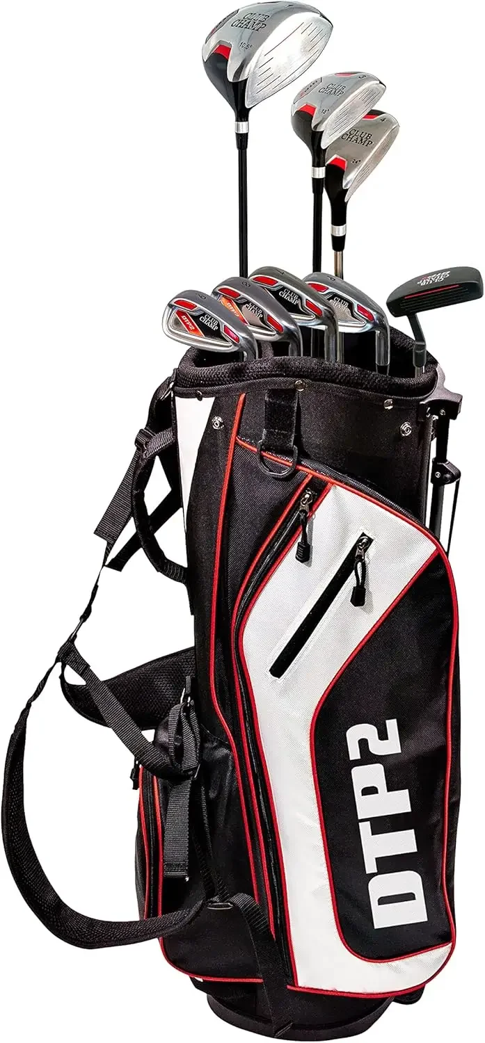 

DTP2 Men's 12 Piece Golf Package, Black/Red