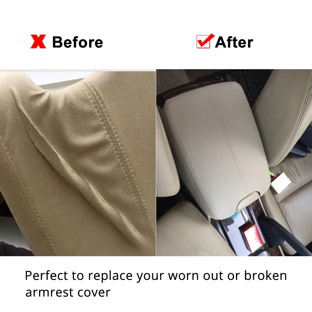 Car Armrest Center Console Lid Leather Armrest For Honda Accord Replacement Cover 2008 2009 2010 2011 2012 Center Console Cover