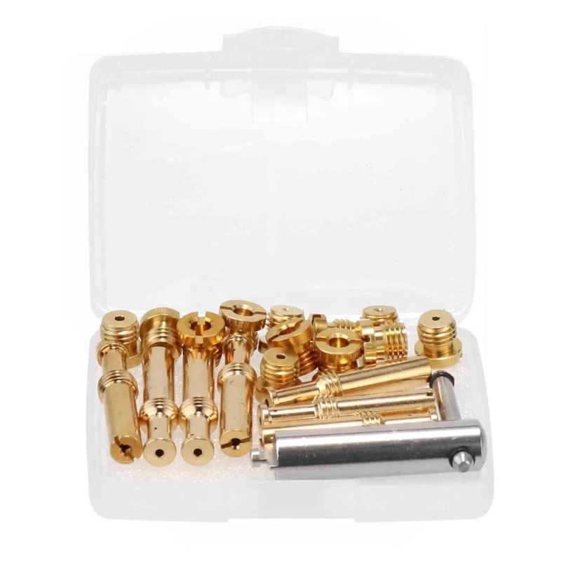 547B Copper And Stainless Steel Carburetor Jet With Removal Tool For Reliable Performances Enhancing Acceleration And Startup