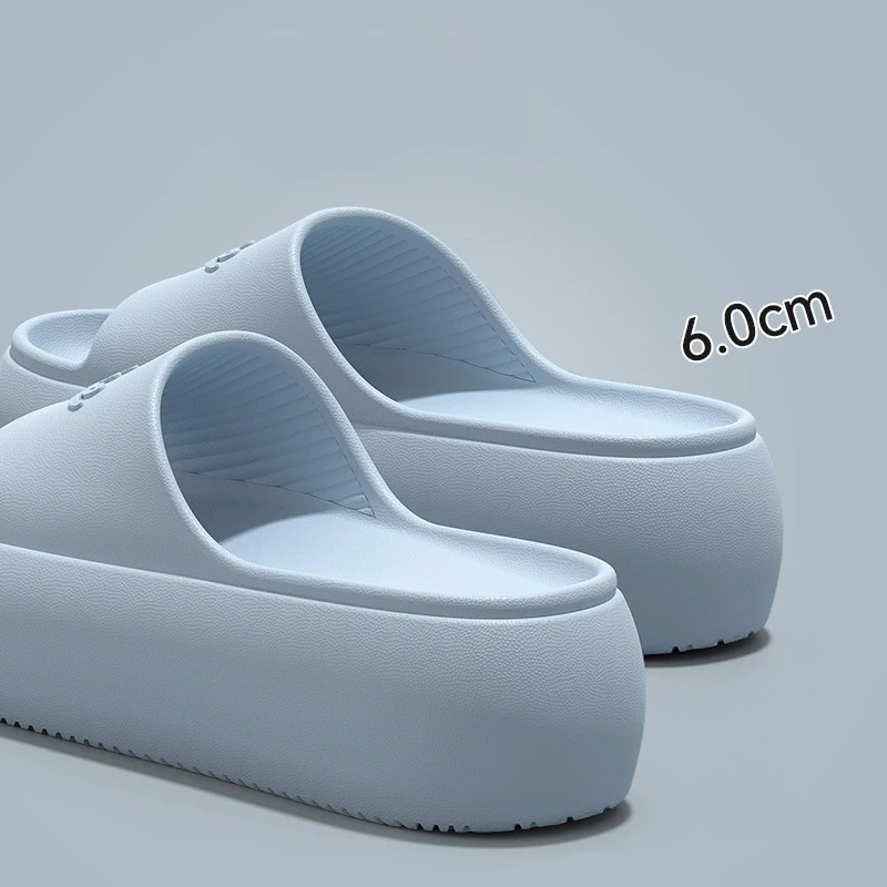 شباشب عالية الكعب للنساء لارتدائها في الخارج في الصيف شباشب إيفا جديدة ذات نعل سميك للنساء شباشب تبريد منزلية ناعمة