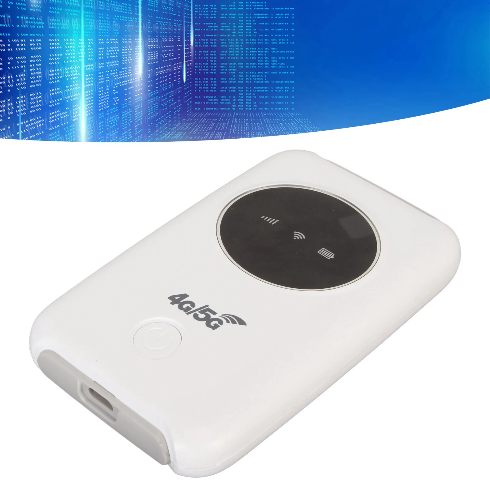 4G LTE USB WiFi Modem Wireless Built in 3200MAh Unlocked 5G WiFi Portable Mobile WiFi 4G Network Bands for Travel for Work