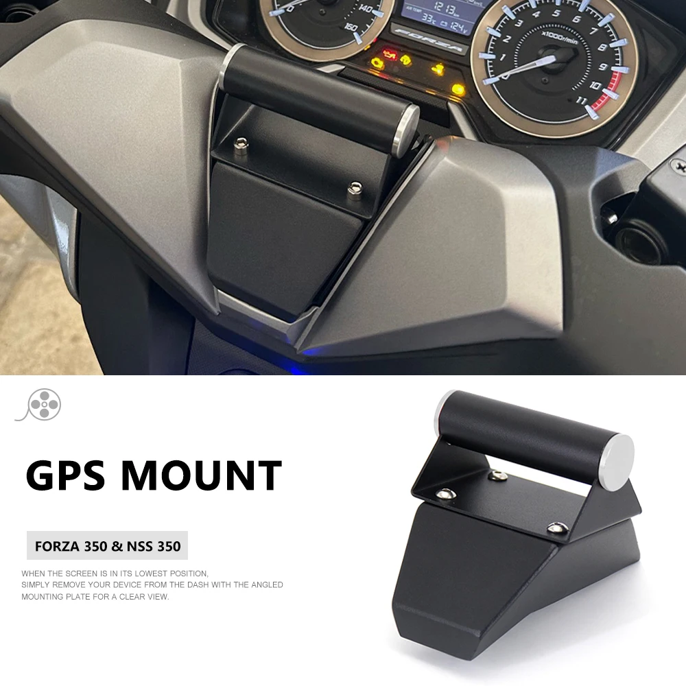 Soporte para teléfono móvil y GPS, 22mm, para Honda Forza 350, Forza350, FORZA 350, FORZA350, NSS350, 2021, 2022, 2023