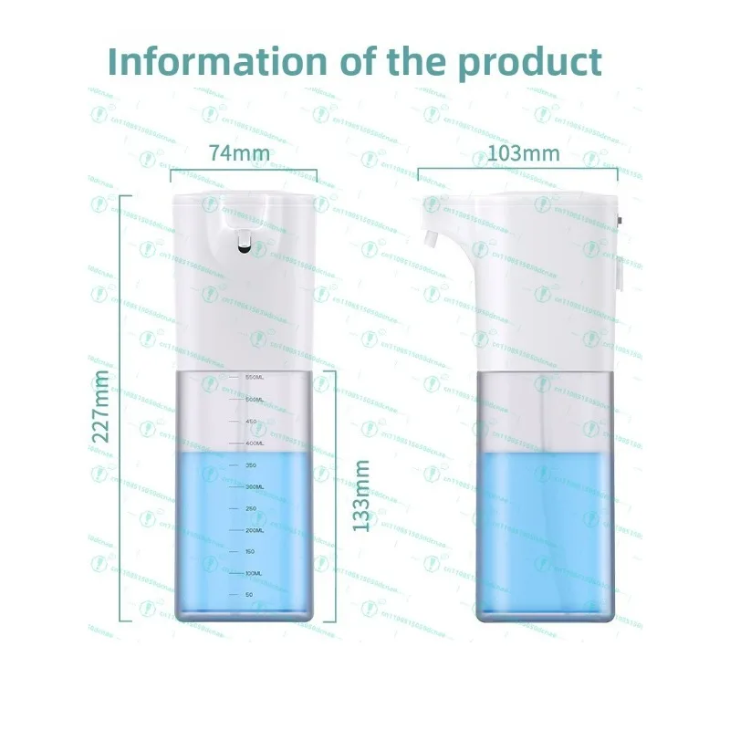 Automatic Sensor Soap Dispenser Hand Sanitizer Machine Wall-mounted Foam Machine Gel Dispenser Dishwashing Liquid - view 6