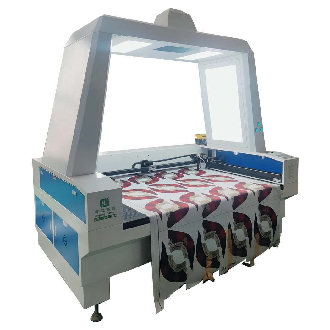 High Productivity Leather Machine Cut Applique Laser Cutting Machine Cut Fabric With CO2 Laser Machine
