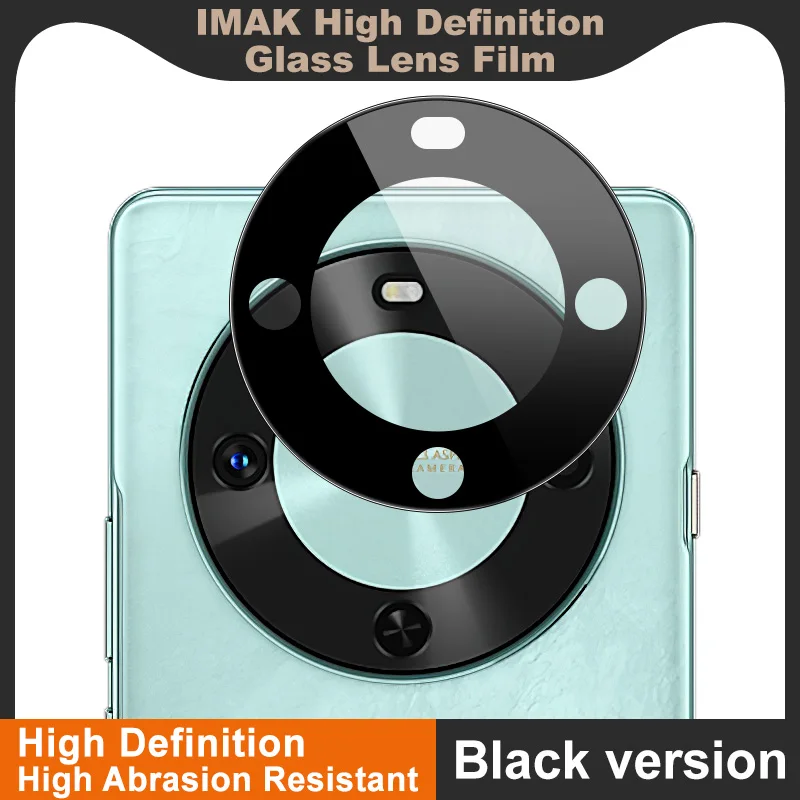 لهواوي استمتع 70X عدسة زجاجية IMAK النسخة السوداء فيلم عدسة زجاجية #2