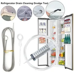 Refrigerator drain hole unblocking brush cleaning tool Refrigerator drain pipe blockage unblocking device