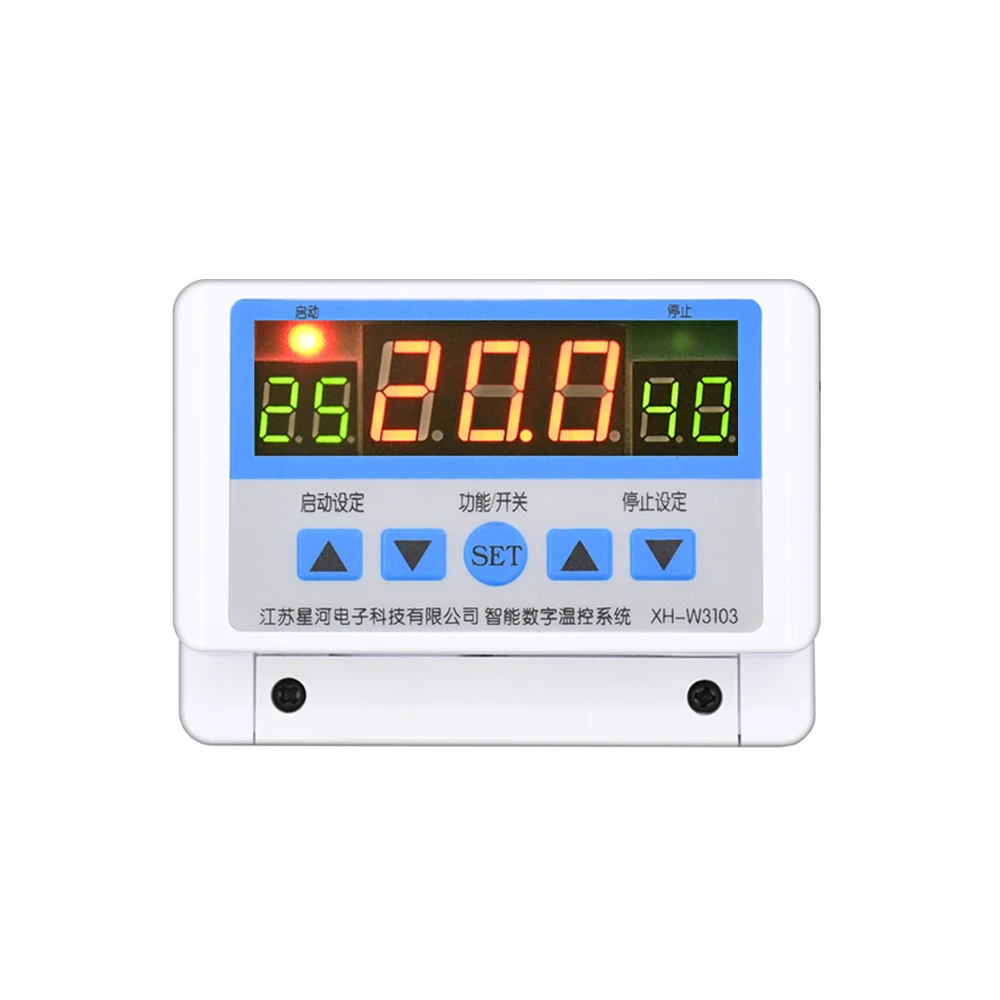 W3103 DC 12V 24V AC 220V Temperature Controller 300W 600W 5000W High Power Digital Thermostat 30A Temperature Controller Switch