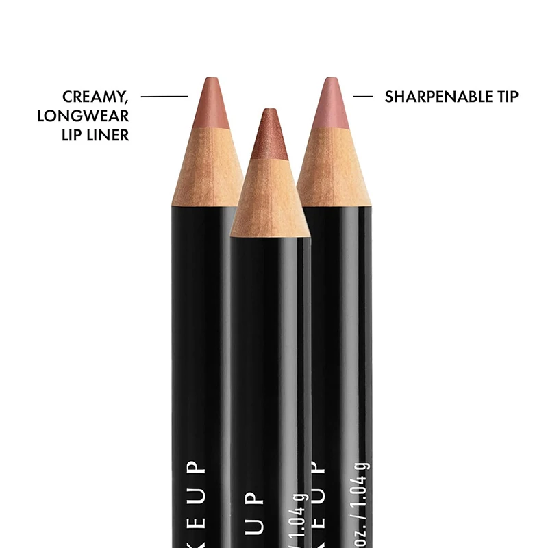 Lápis labial fosco, 11 cores, à prova d'água, batom natural, nude, rosa, contorno profissional, maquiagem de contorno dos lábios