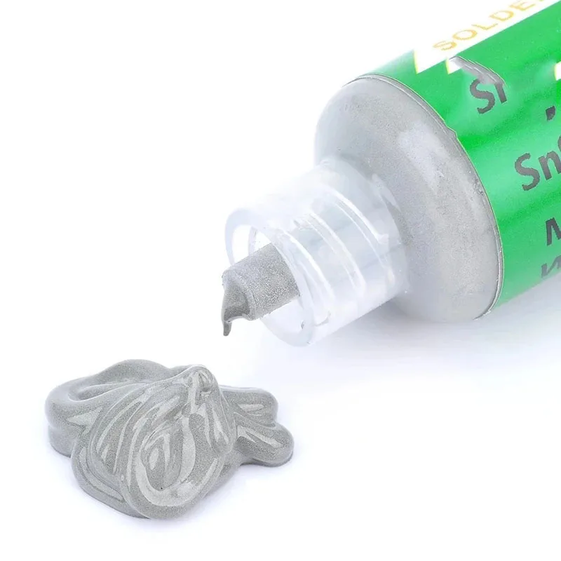 138℃ 183℃  217℃  Low Temperature Lead-free Syringe No Clean Solder Paste For Iphone Repair Led Sn42bi58 Smd Welding Paste