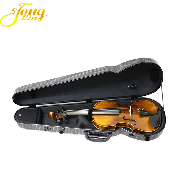 TL-G-1002VB high quality carbon fiber violin case