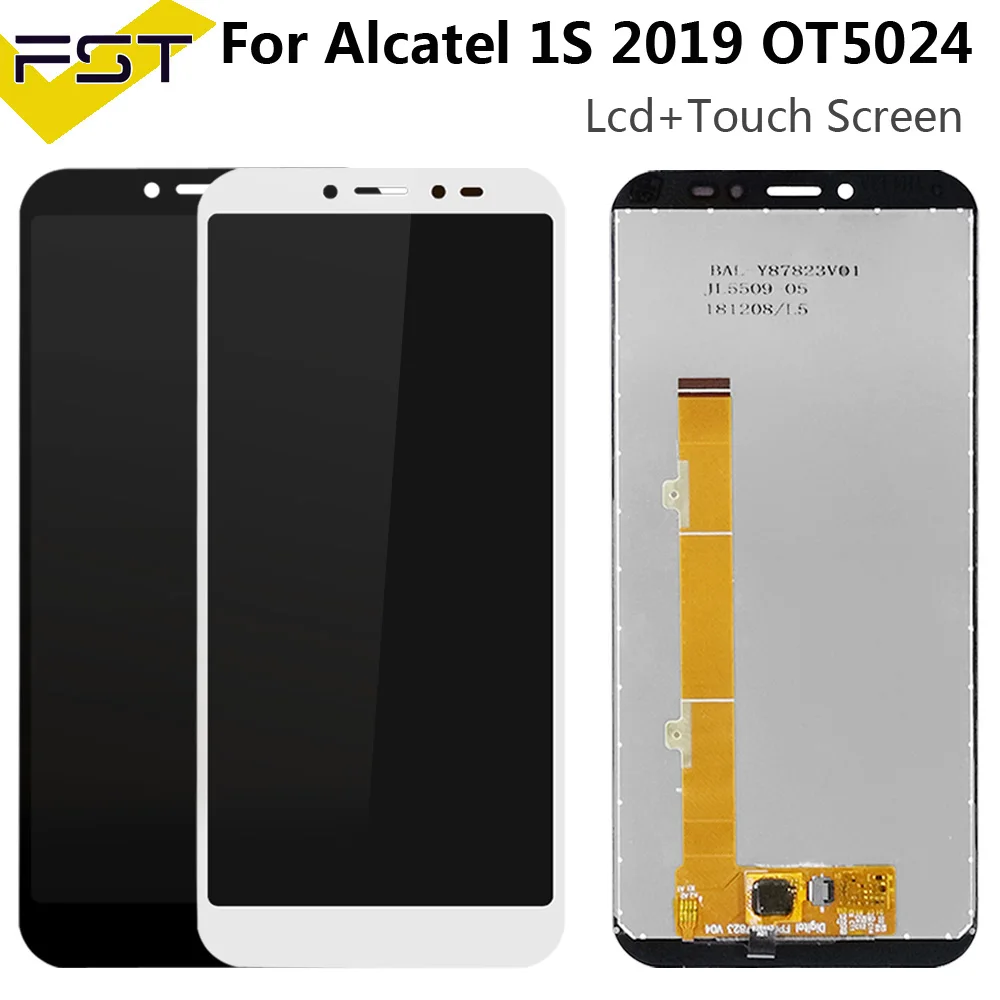 For Alcatel 1S 2019 5024 5024D OT5024 5024A 5024F LCD Display Touch Screen For Alcatel 1V 2019 5001 LCD Alcatel 1c 2019 5003 lcd