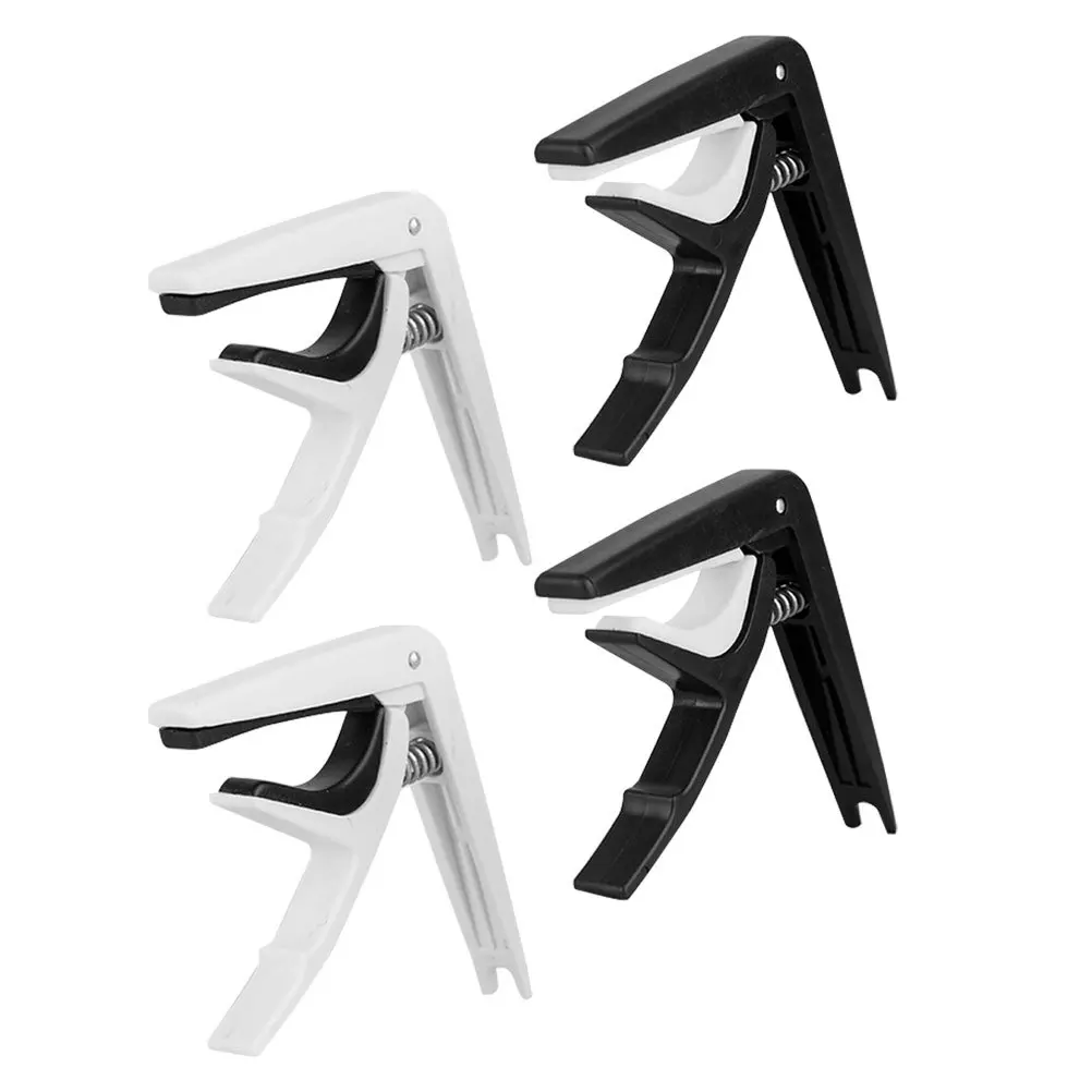 

4pcs Guitar Capo Plastic Tone Modified Clip Durable Practical Capo Clamp For Ukulele Exquisite Portable Music Tool Instrument