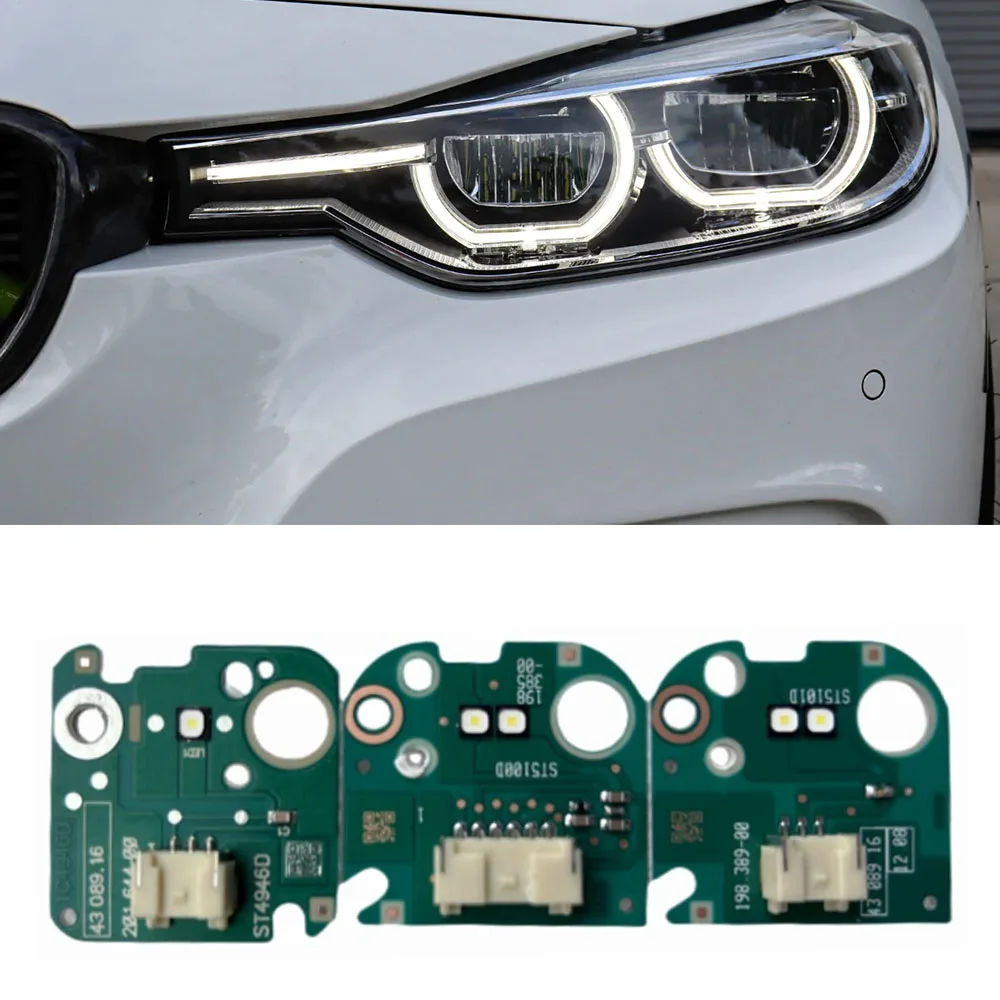 White Lightsource DRL For BMW F30 F31 F35 330i 340i LED Headlight 63117419615 63117419610 Daytime Running light LED Chips