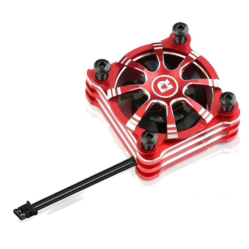 1 Piece Metal High Speed Fan RC Model Cooling Fan For Athlon /10 Drift ESC XD10 PRO 5V-8V 22000 Rpm Red