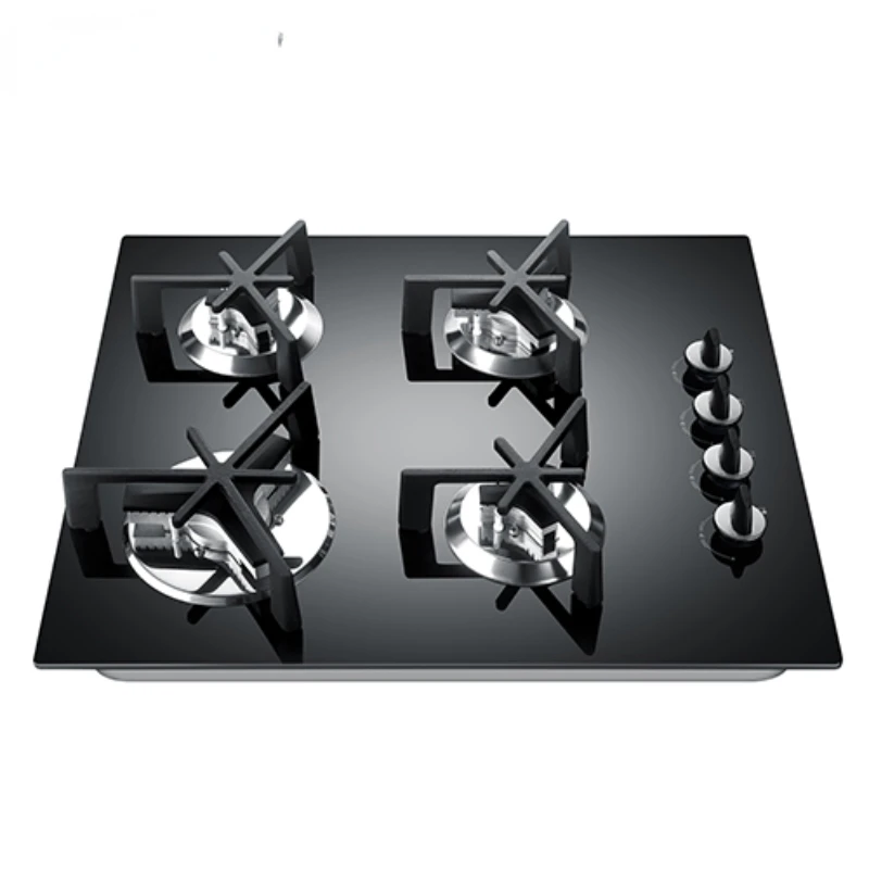 Major kitchen appliances 4 gas stove glass stove automatic cooking appliances built- in gas cooktop