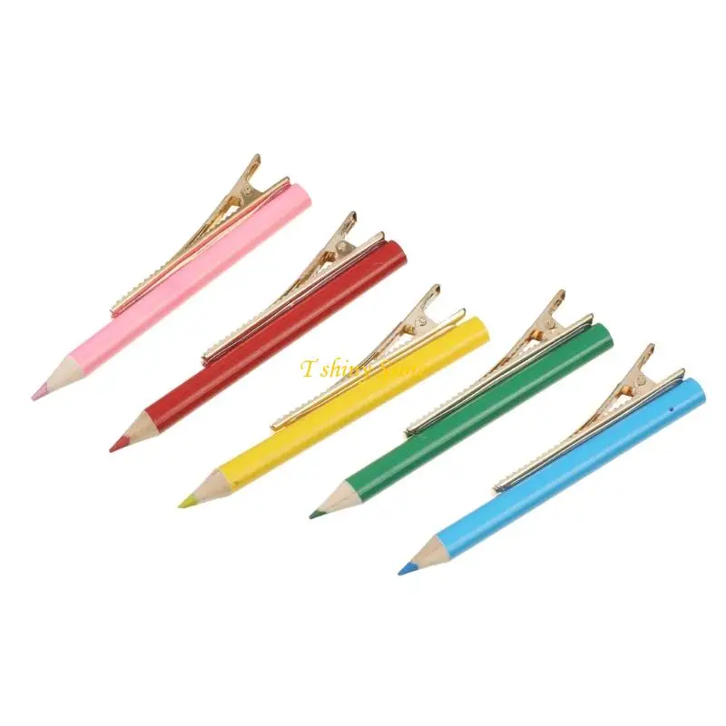

N58F Hair Pin Barrette Hairpin Fashionable Hair Clip Elaborate Barrette Pencil