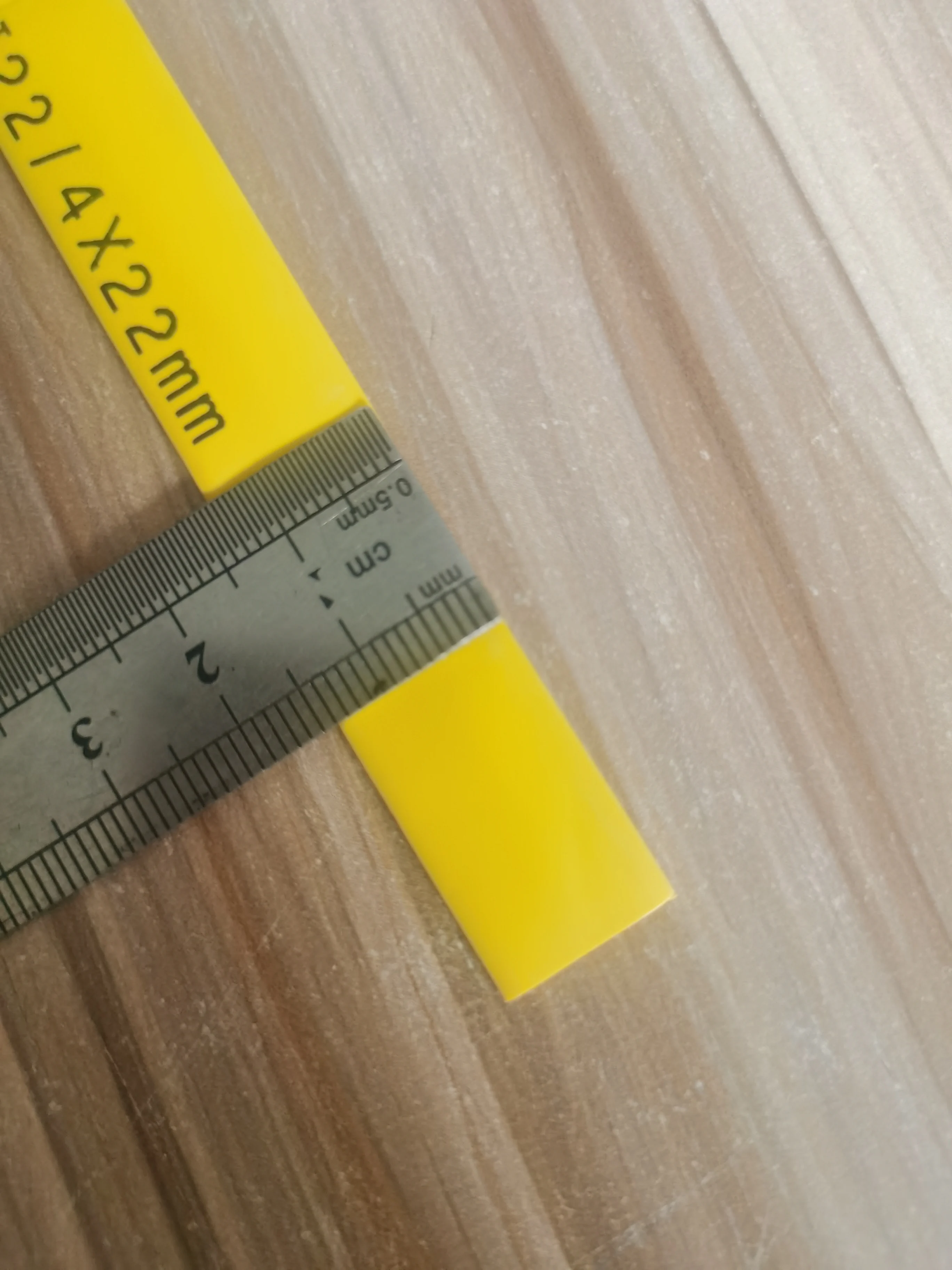 Imagem -06 - Heat Shrink Tube com Impressão Gráfica Linha Máquina Eletrônica Dedicado Amarelo High Shrink 14 mm de Largura 2:1