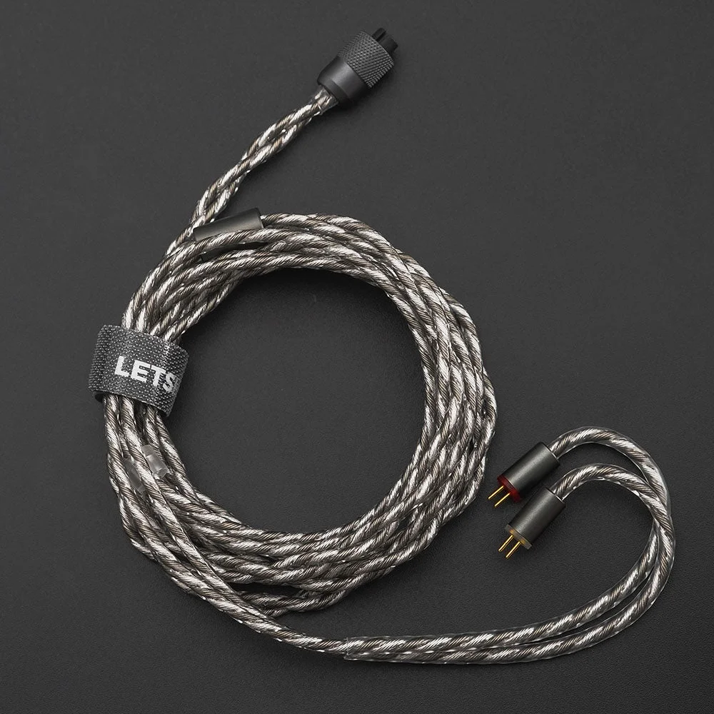 Letshuoer X Z Beoordeelt Chimera 2pin 0.78 Kabel Met Verwisselbare Afsluitpluggen (2.5/3.5/4.4) Voor 0.78 Connectoren Z12/ S12/S12pro