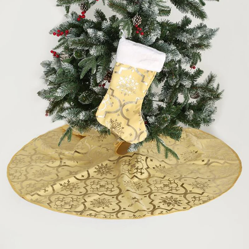 2024 Christmas Tree Decoration Two-Piece Home Living Room Christmas Tree Decoration Tree Skirt And Sock Christmas Decorations