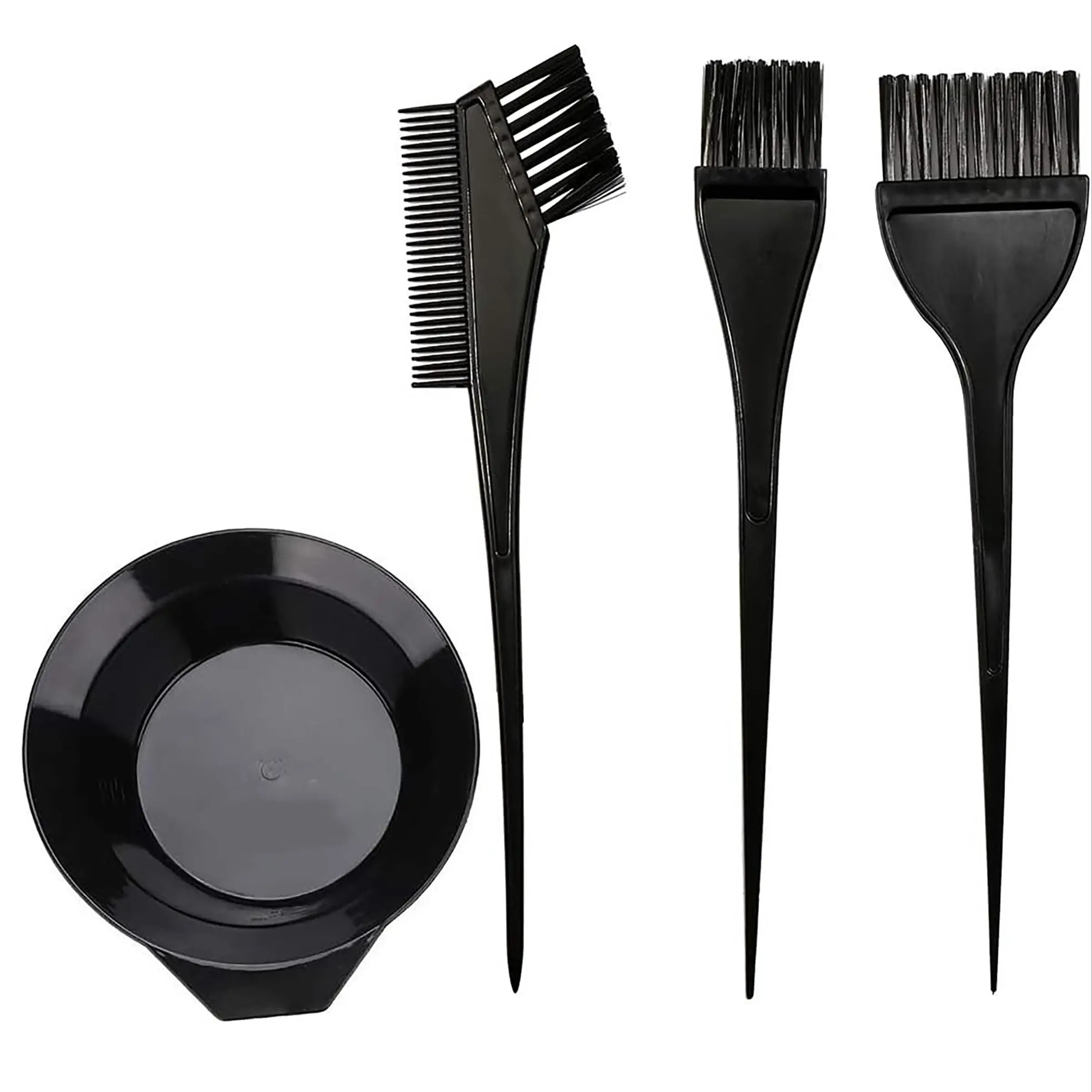 Hair Dye Color Brush and Bowl Set, Color Bowl Brushes Tool Mixing Bowl Kit Tint Comb for Hair Tint Dying Coloring Applicator