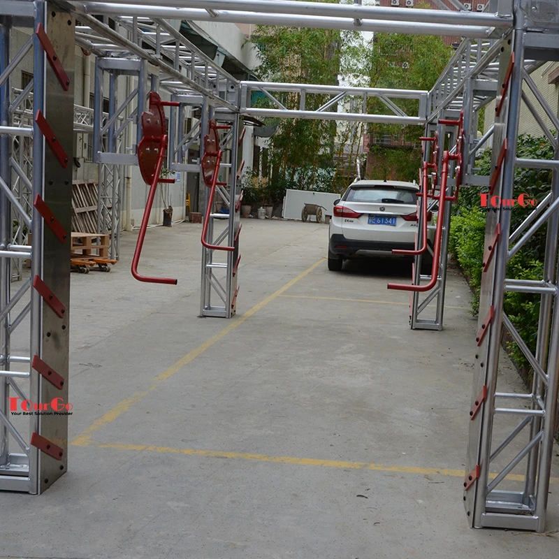 Programa de TV American Ninja Warrior Indoor Outdoor Gym Training Playground Park Equipamento Manivela de obstáculo It up Ninja Warrior para venda