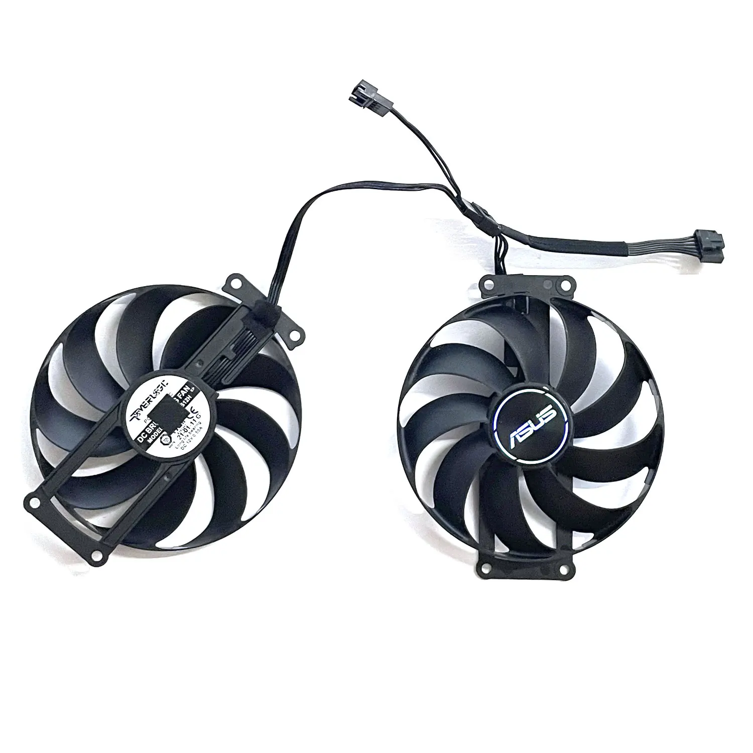

For ASUS Dual RTX 3060TI 3060 Mini Graphics Fan CF9010U12S T129215SU PLA09215S12H Dual GTX1660 Super Mini Fan