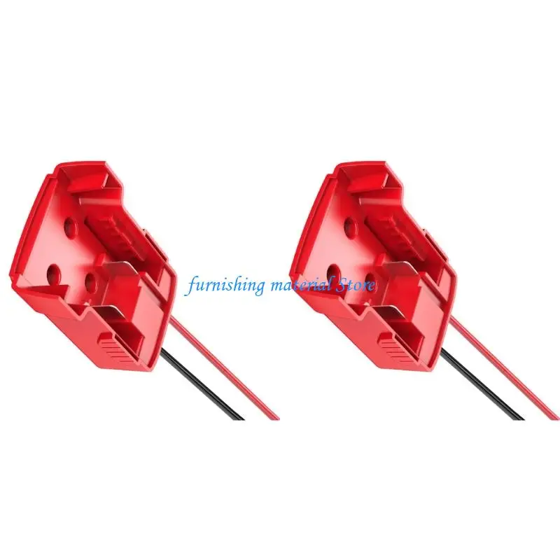 Y5GD 2PCS High Current 18V Lithium Batteries Adapter Safety Fuses Wire Terminals