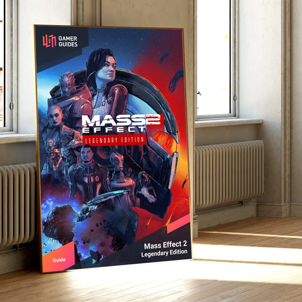 Mass Effect Legendary Edition DIY Sticky Poster Fancy Wall Sticker for Living Room Bar Decoration Wall Decor