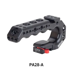 Nitze PA28-A NATO Top Handle with Built-in NATO Rail, Quick Release NATO Clamp, NATO Rail and Cold Shoe Adapter for Camera Rigs