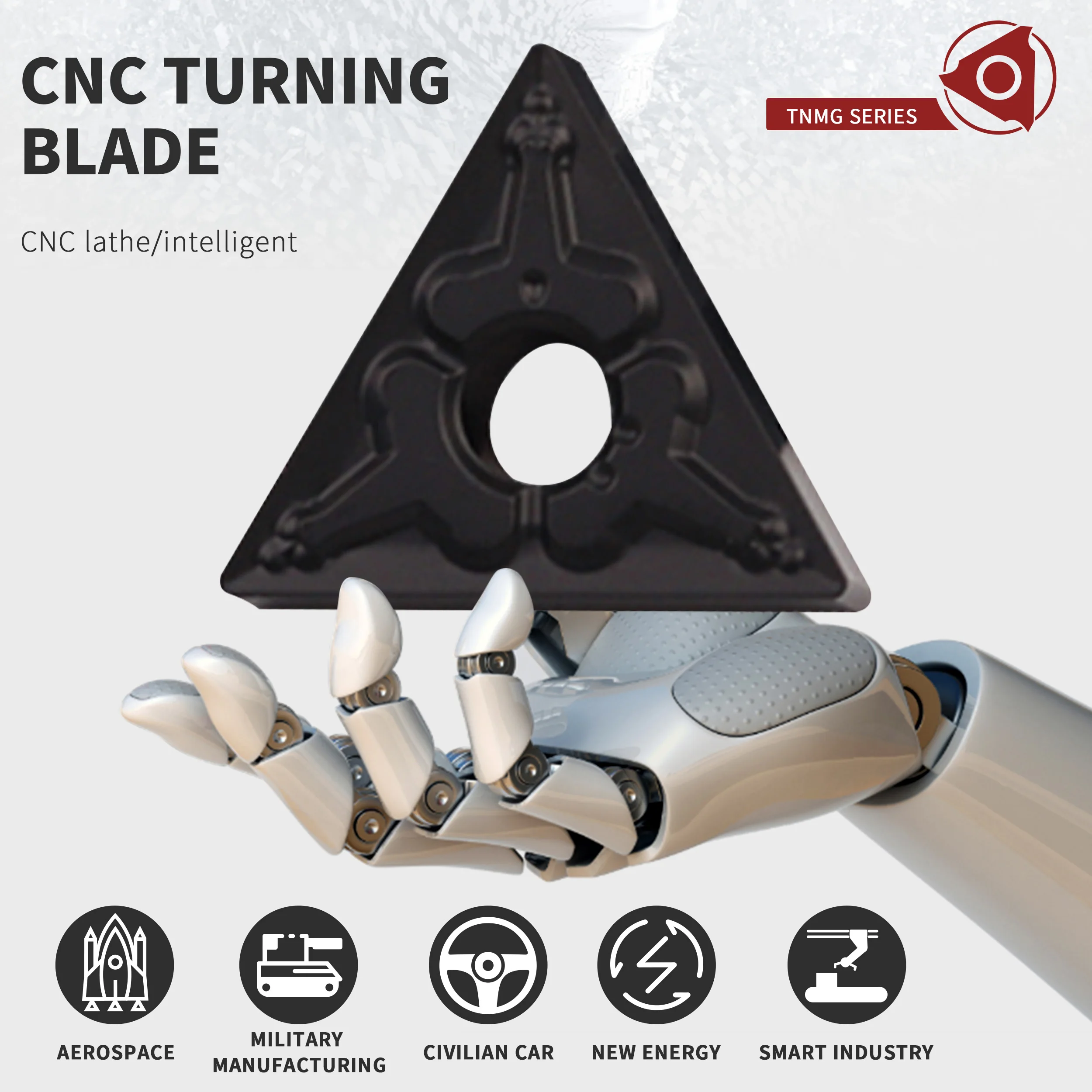 TNMG160408-CQ utensili per la lavorazione di tornitura del triangolo del tornio CNC HQ LF9118 DESKAR inserto in metallo duro