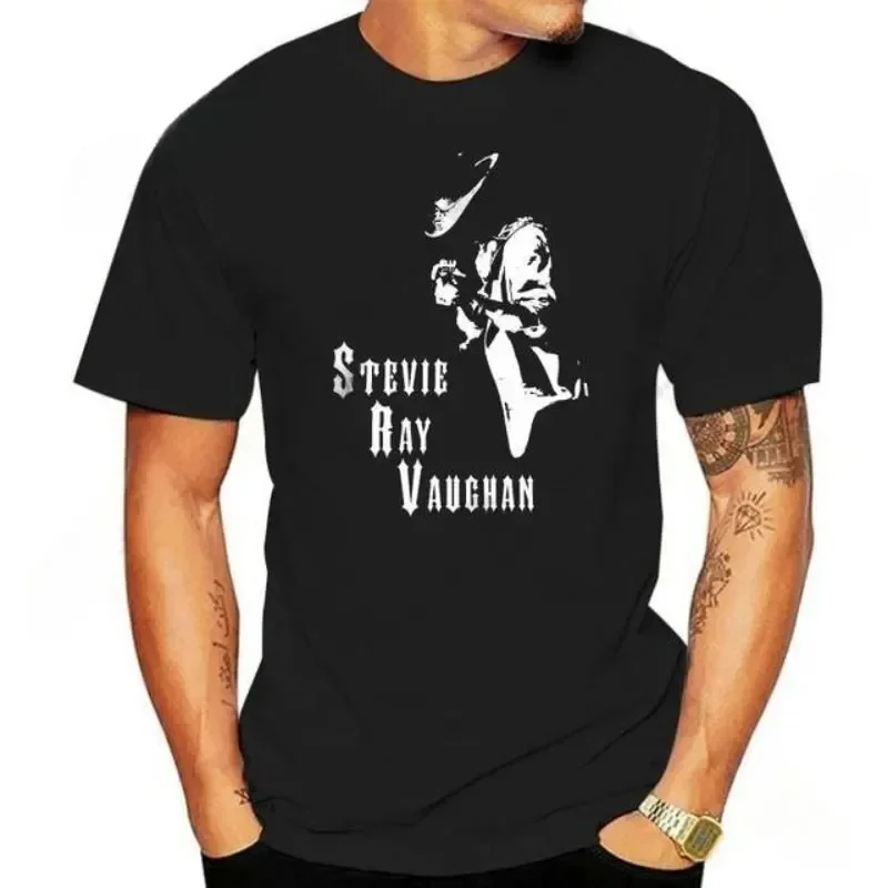 Man Woman Tee Stevie Ray Vaughan Guitar Blues Rock Legend SRV Unisex O-neck Fashion Graphic T Shirts Men Streetwear Clothing