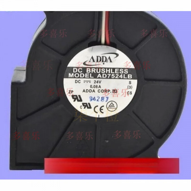 

EE для ADDA AD7524LB 24 В 0,08 А 7 см 7530 турбовентилятор центробежный вентилятор