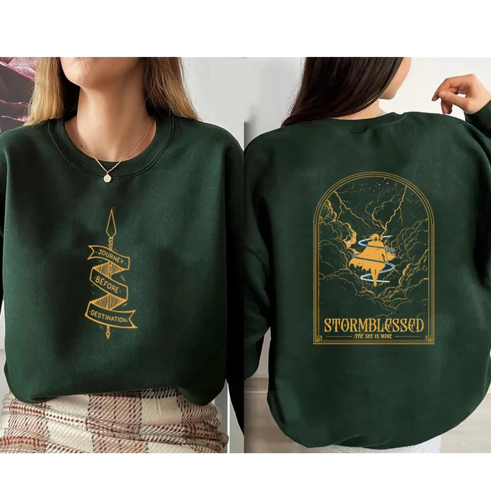 

Stormblessed Storming Fantasy Book Sweatshirt Epic Fantasy Tee Windrunner Journey Before Destination Hoodie Bookish Sweatshirts