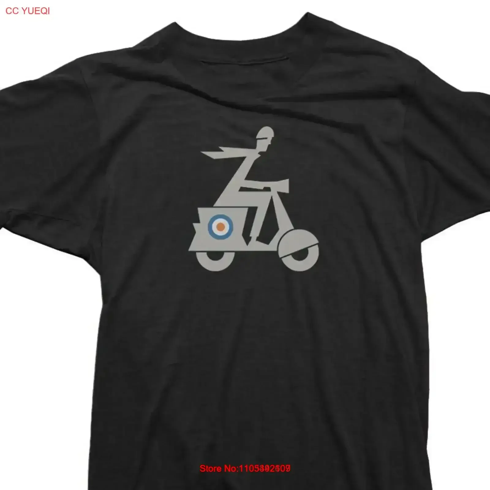 CDR T-Shirt Scooter, offiziell lizenziert, Vintage-Look, vielseitiges Oberteil für den Alltag, Streetwear für Herren, leicht dehnbar