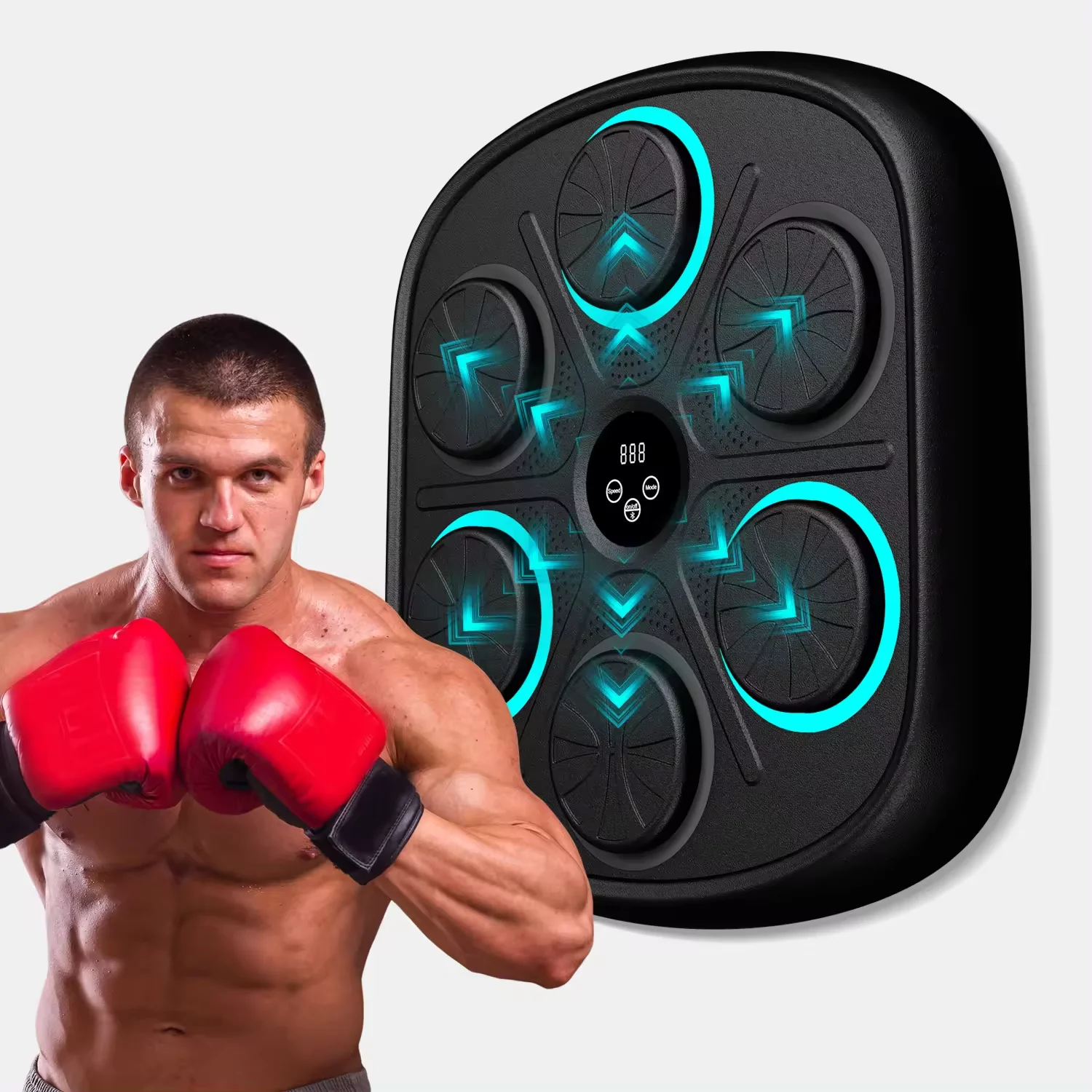 Hot Sale Home Wall Mounted Smart Music Boxing Machine For Adult  with gloves