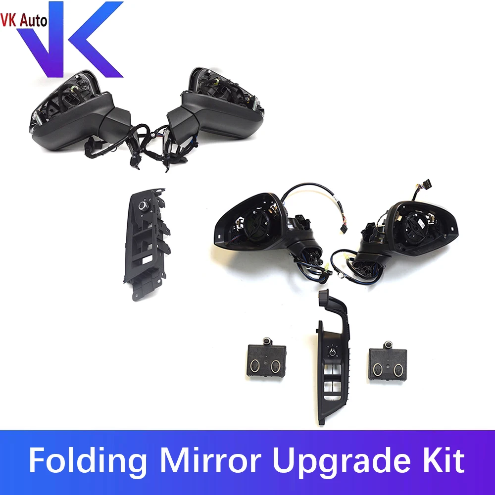 For Audi Q3 A4 A5 B9 8W LHD AUTO Folding Electric Folding Mirror UPGRADE KIT