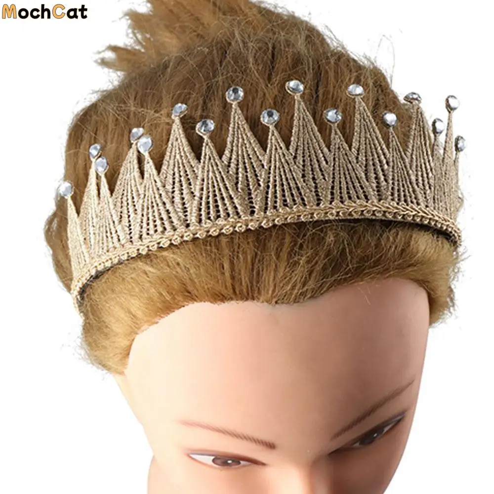 

Accessories Rhinestone Hairpin Children Girls Hair Comb Crystal Crowns Princess Aisha Tiaras Headbands For Birthday Tiara