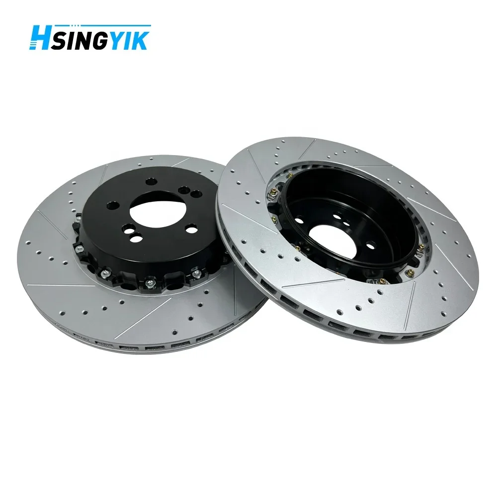 370X24MM Rear Two Pieces Floating Brakes Disc for BMW M3 M4 F22 F30 F33 F80 F82 F83 F87