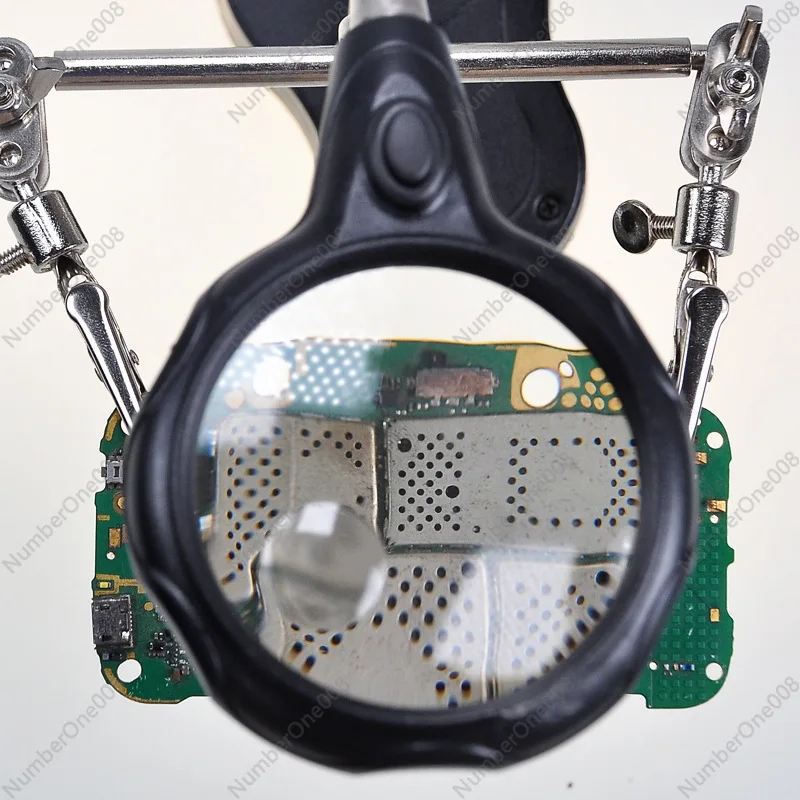 Repair Auxiliary Clamping Lamp Magnifying Glass Mobile Phone Main Board Digital Equipment Repair Tool Table