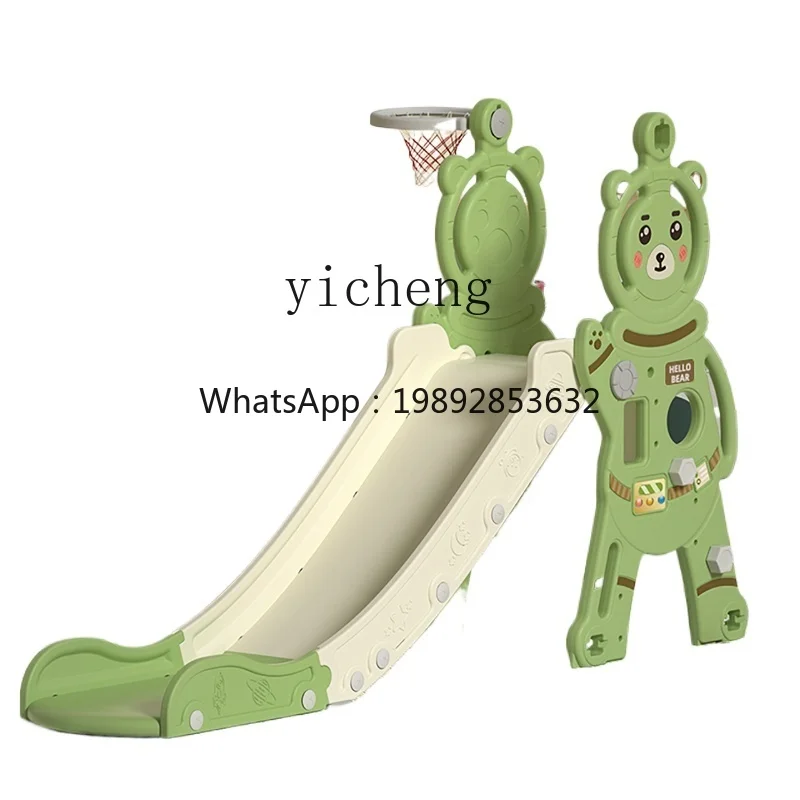 ZZ Slide Children Indoor Home 1 to 3 Years Old Baby Swing and Slides 2-in-1 Family Multi-Function